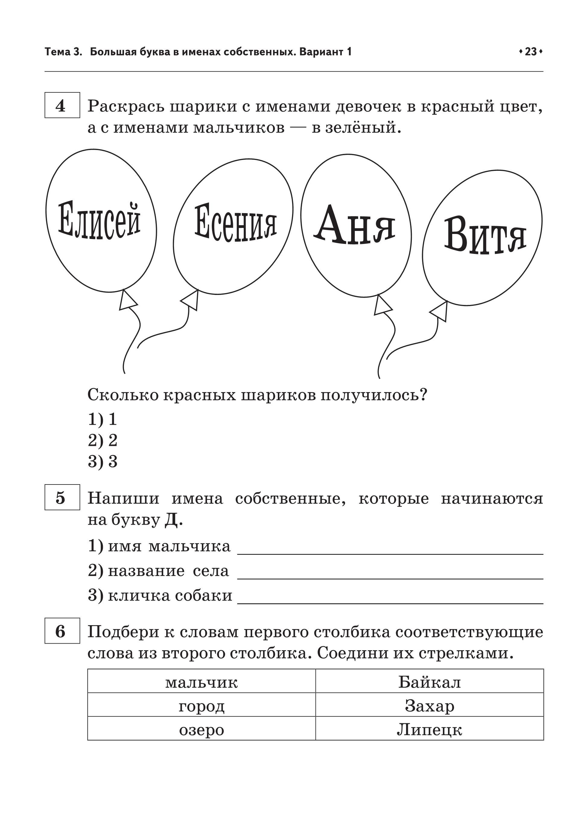 Русский язык. 1-й класс. Ступеньки к ВПР. Тематический тренинг